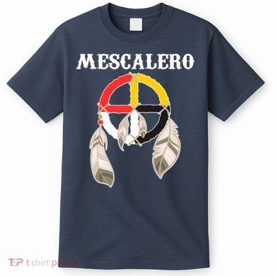 Mescalero Apache Tribe Nation Native Indian Medicine Wheel T-Shirt
