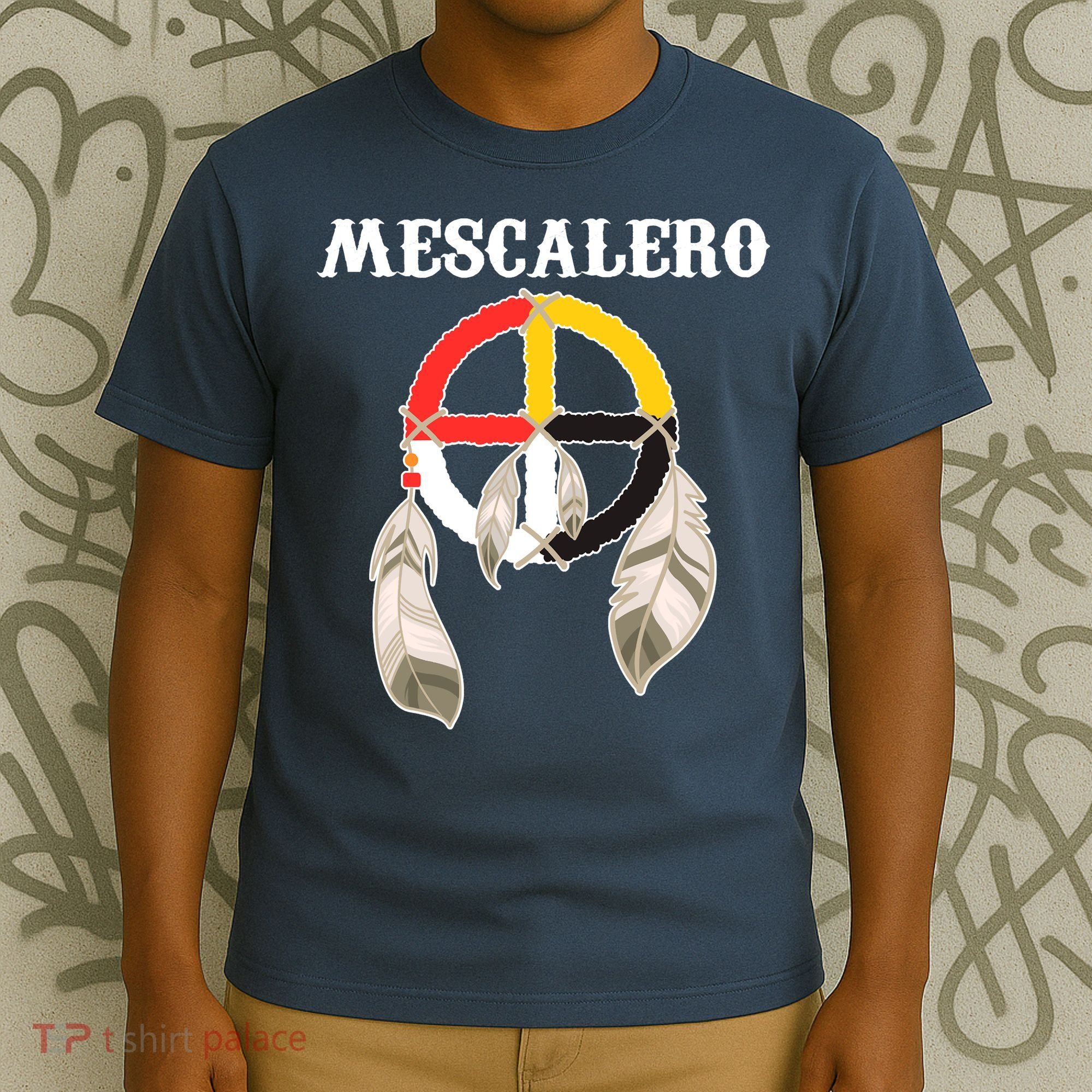 Mescalero Apache Tribe Nation Native Indian Medicine Wheel T-Shirt