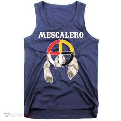 Mescalero Apache Tribe Nation Native Indian Medicine Wheel Tank Top