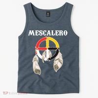 Mescalero Apache Tribe Nation Native Indian Medicine Wheel Tank Top thumb 2