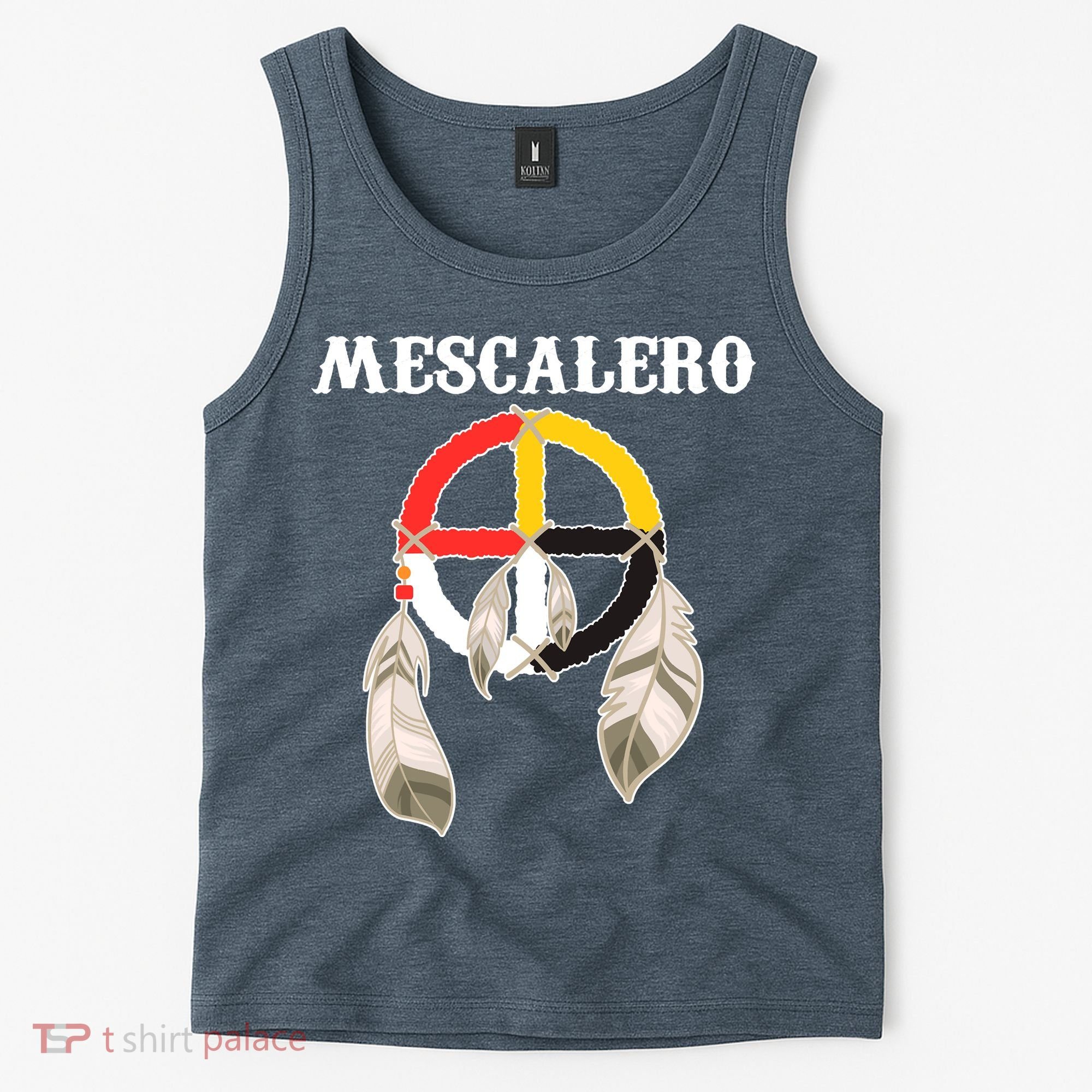 Mescalero Apache Tribe Nation Native Indian Medicine Wheel Tank Top