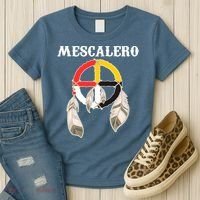Mescalero Apache Tribe Nation Native Indian Medicine Wheel Women's T-Shirt thumb 3