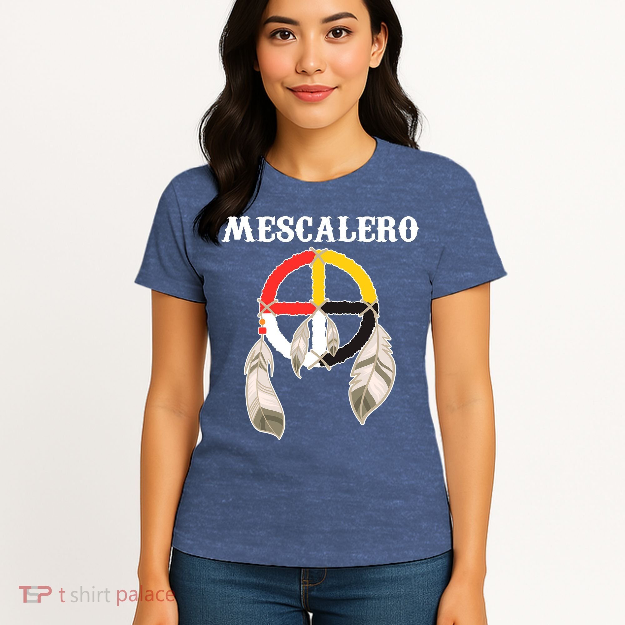 Mescalero Apache Tribe Nation Native Indian Medicine Wheel Women's T-Shirt
