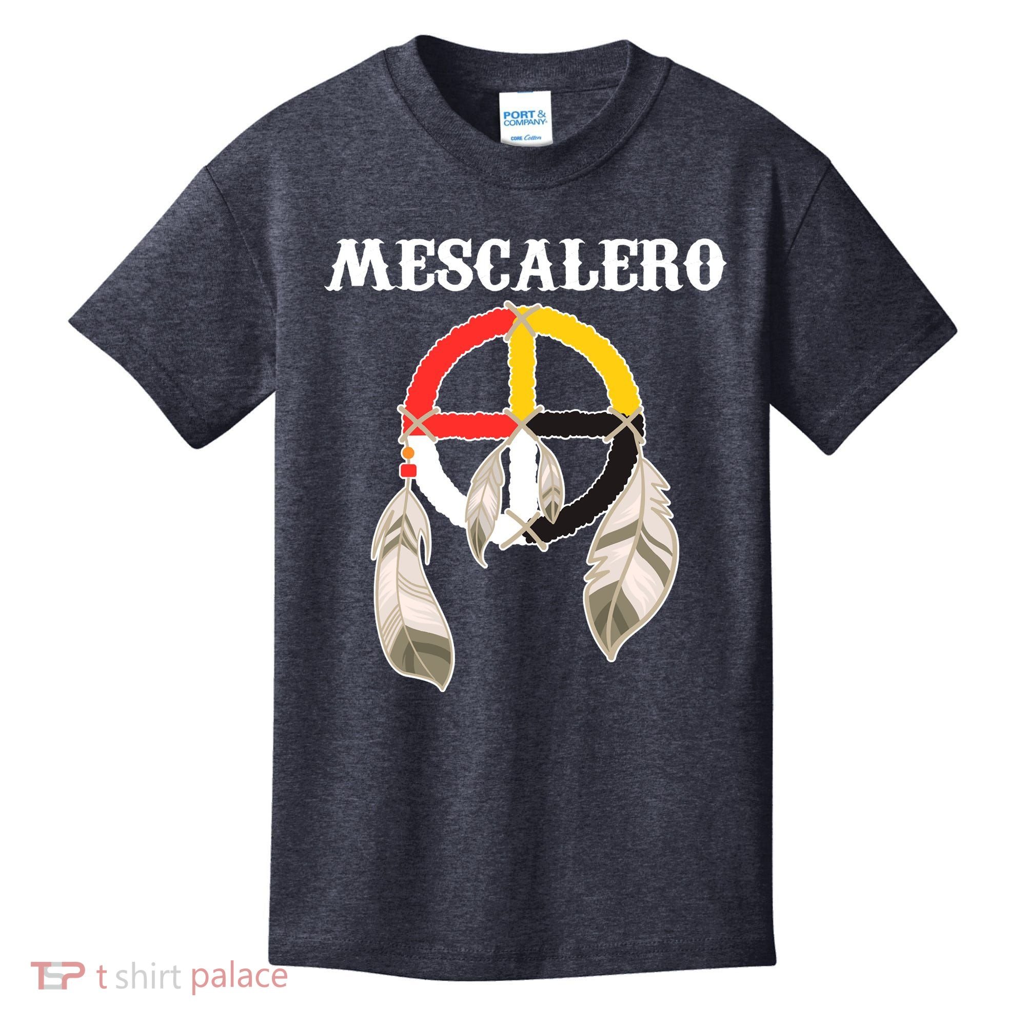 Mescalero Apache Tribe Nation Native Indian Medicine Wheel Kids T-Shirt