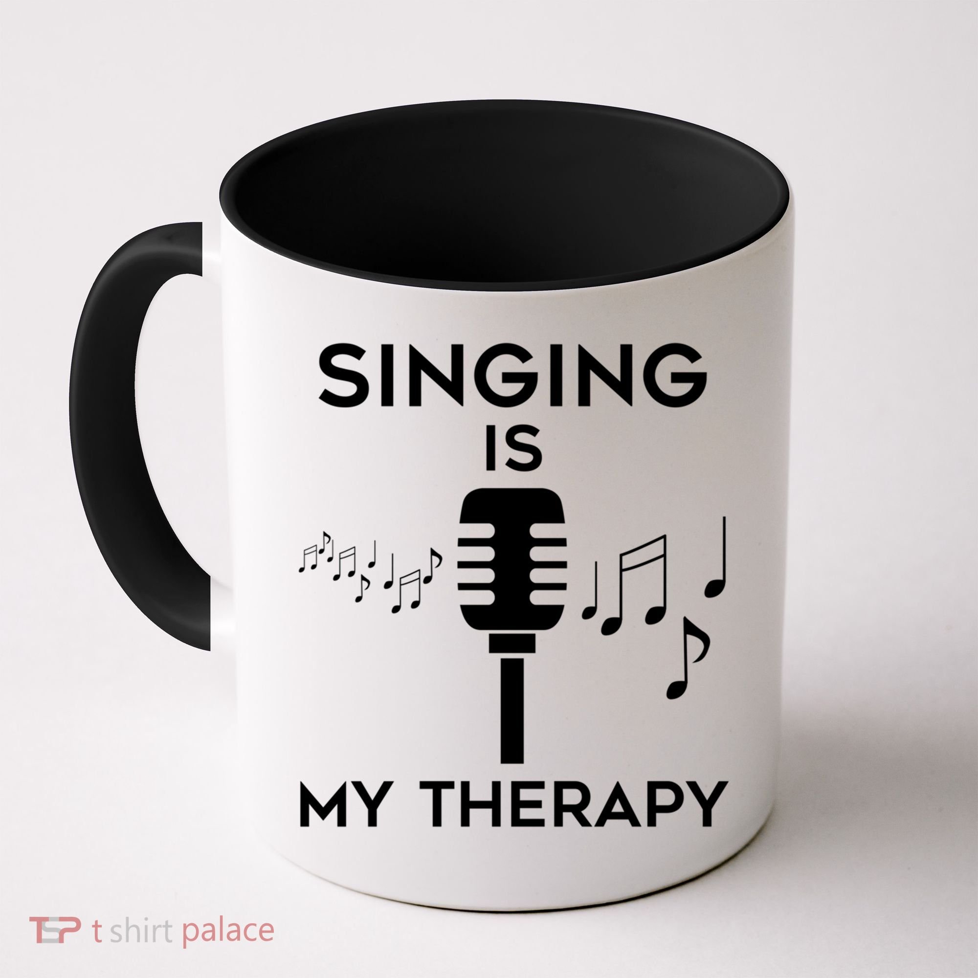 Music As Therapy Singer Music Teacher Choir Gift Coffee Mug
