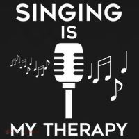Music As Therapy Singer Music Teacher Choir Gift Ornament thumb 1