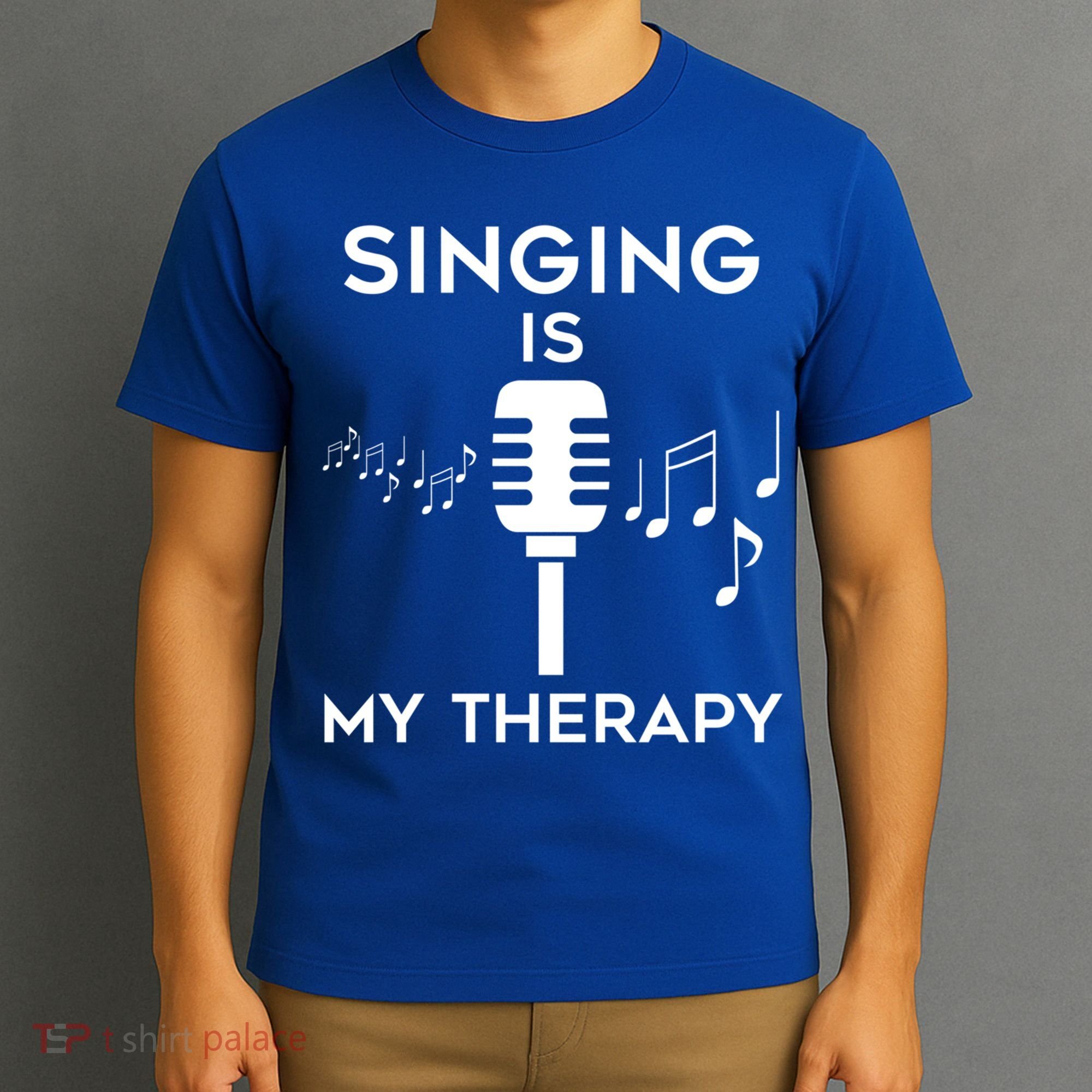 Music As Therapy Singer Music Teacher Choir Gift T-Shirt
