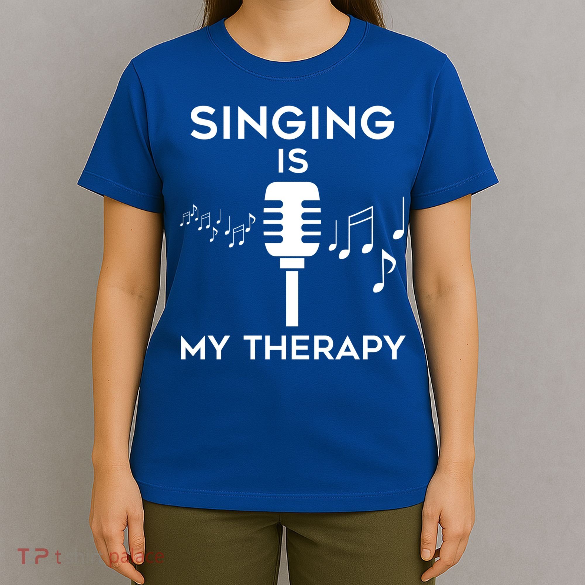 Music As Therapy Singer Music Teacher Choir Gift T-Shirt