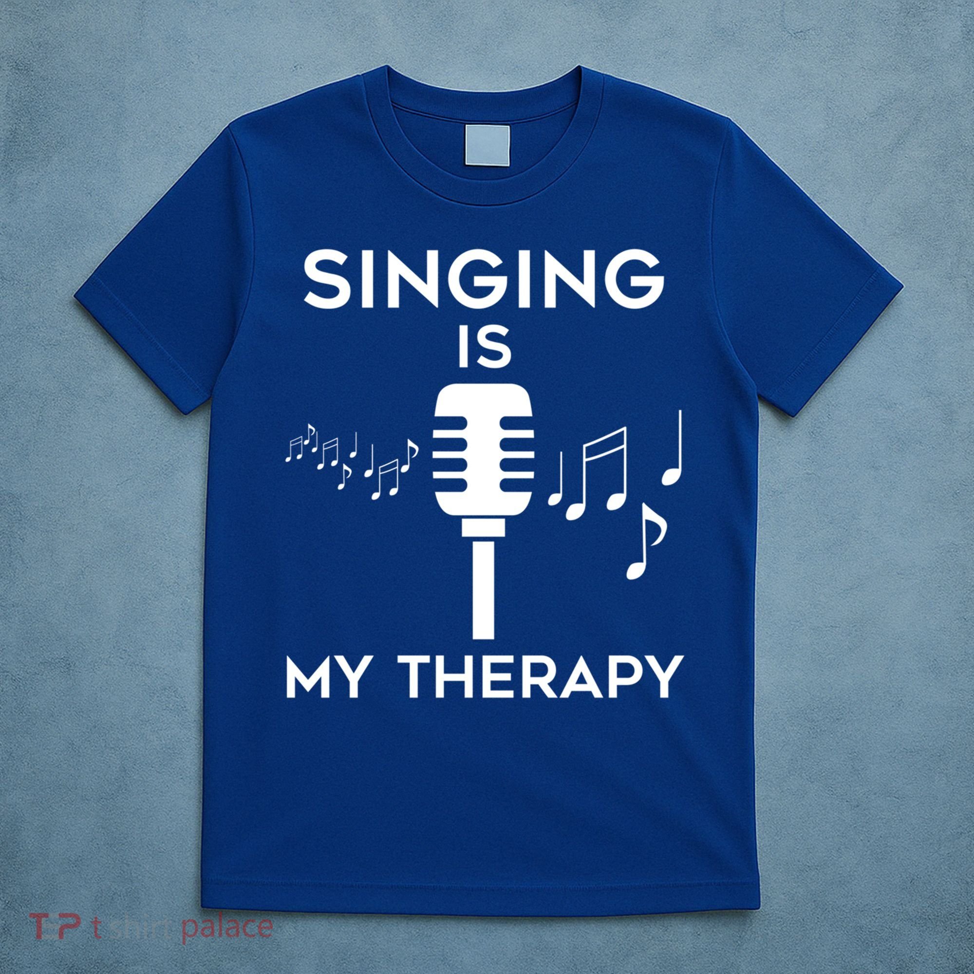 Music As Therapy Singer Music Teacher Choir Gift T-Shirt