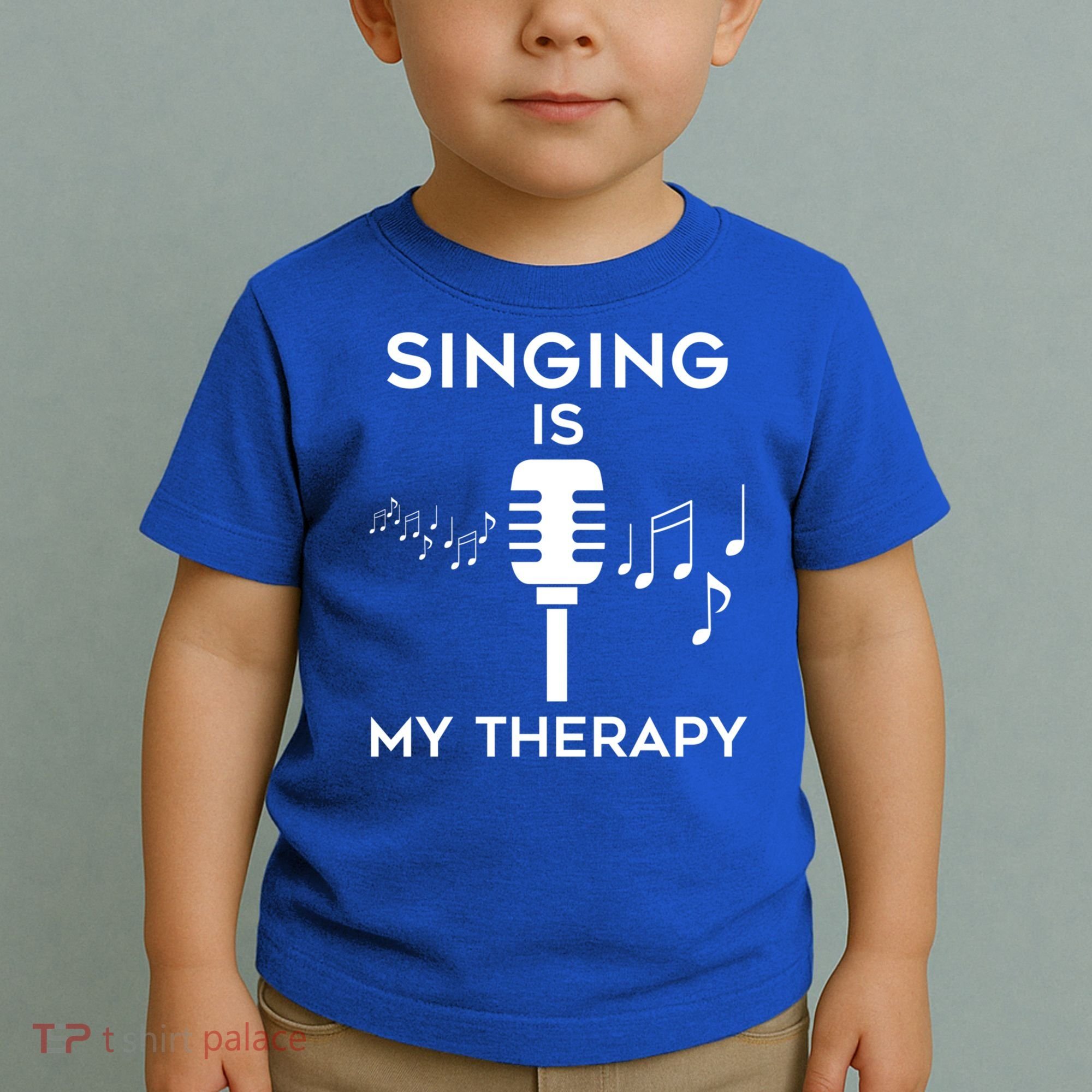 Music As Therapy Singer Music Teacher Choir Gift Toddler T-Shirt
