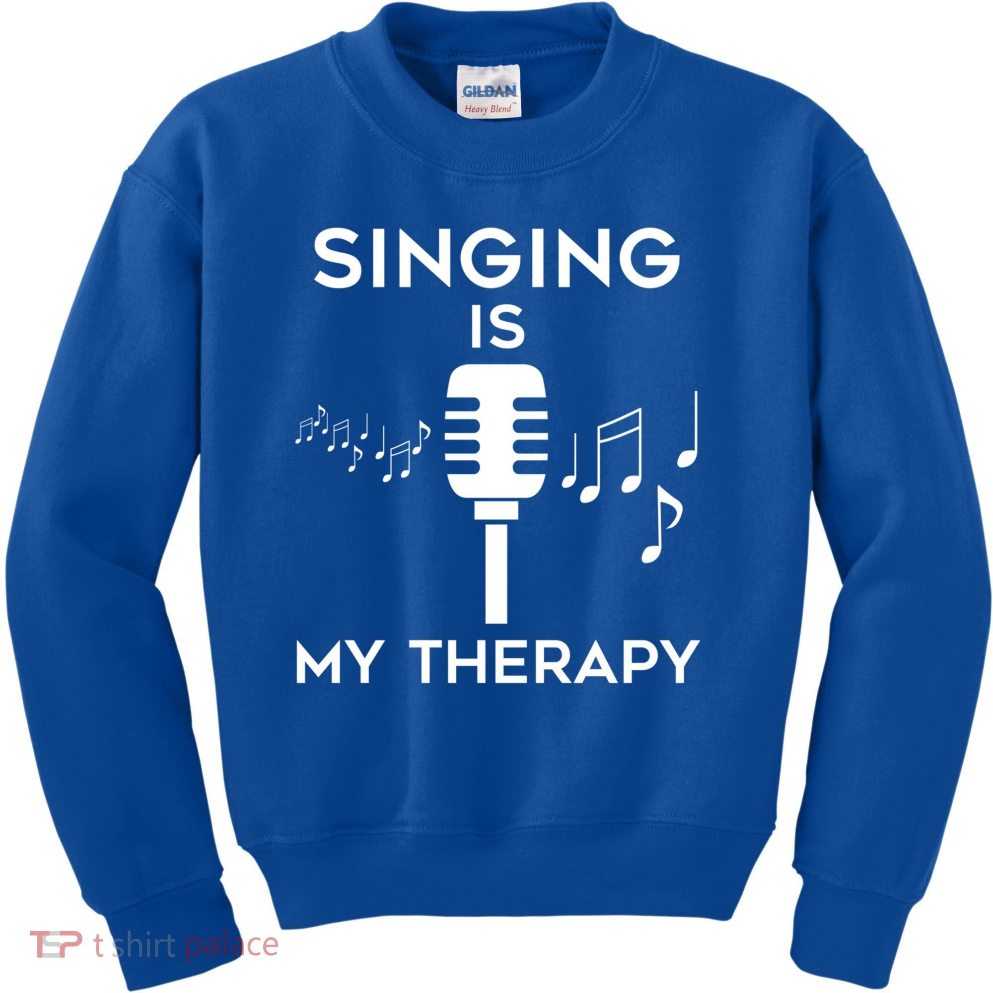 Music As Therapy Singer Music Teacher Choir Gift Kids Sweatshirt