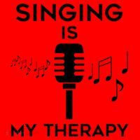 Music As Therapy Singer Music Teacher Choir Gift Santa Hat thumb 1