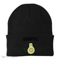Mens Avogato Trending Avocado Cat Cute Cat Face Novelty Cat Beanie thumb 0