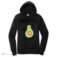 Mens Avogato Trending Avocado Cat Cute Cat Face Novelty Cat Women's Hoodie thumb 0