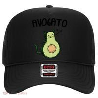 Mens Avogato Trending Avocado Cat Cute Cat Face Novelty Cat Hat thumb 0