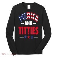 Merica And Titties Long Sleeve Shirt thumb 0