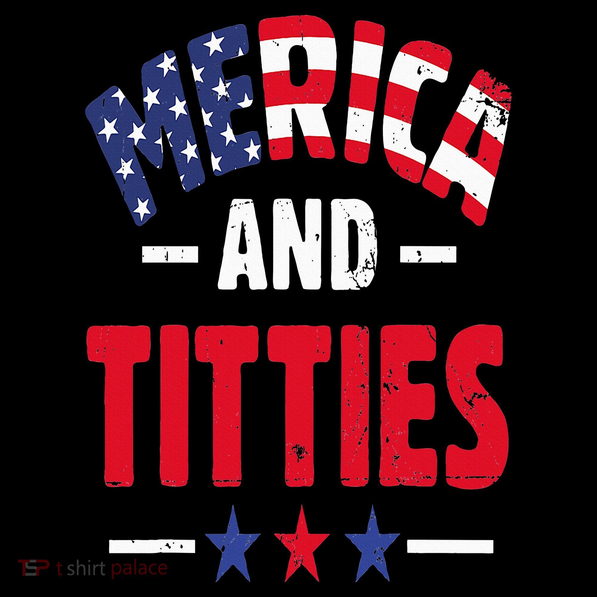 Merica And Titties Long Sleeve Shirt