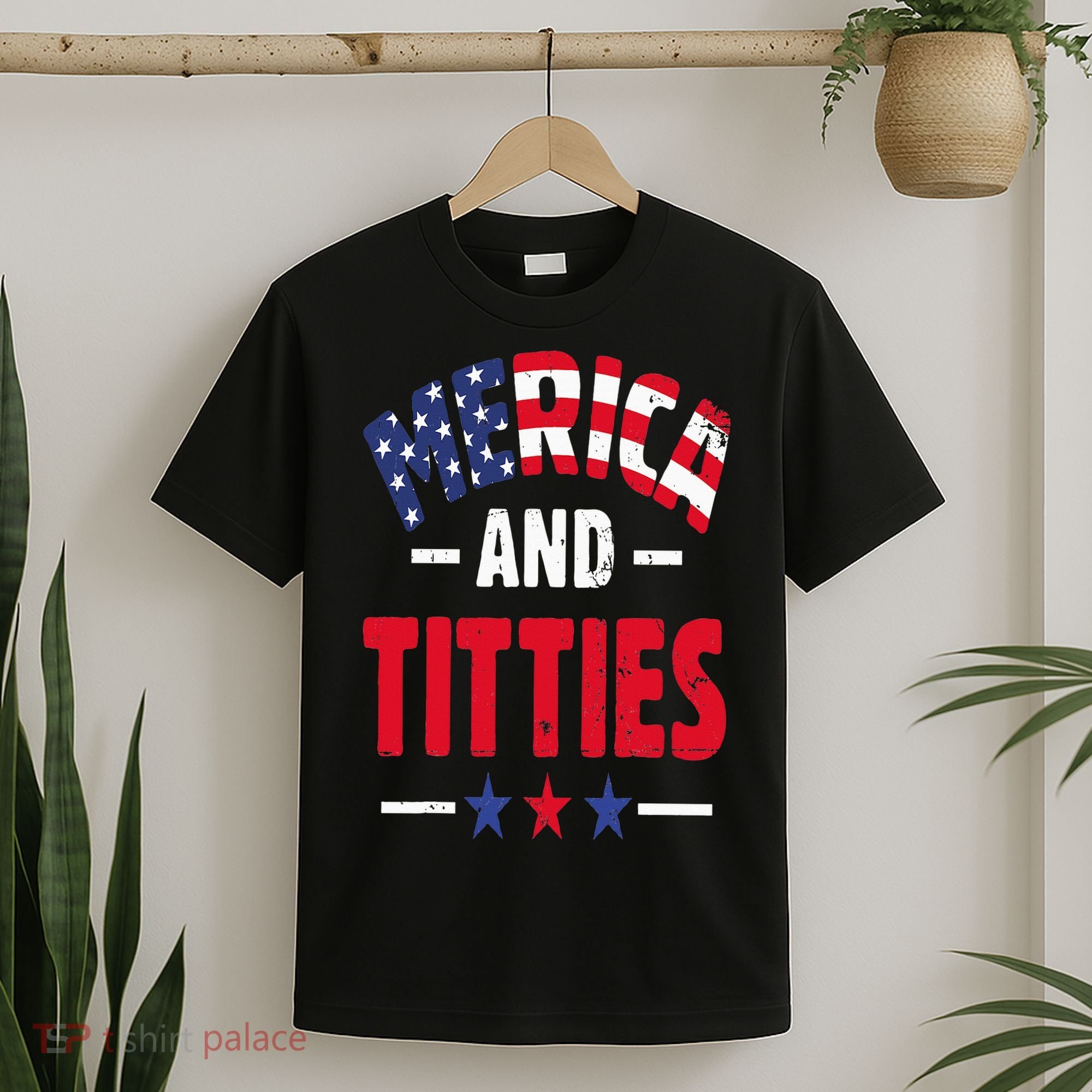 Merica And Titties T-Shirt