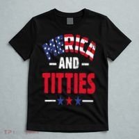 Merica And Titties T-Shirt thumb 5