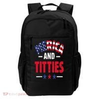 Merica And Titties Backpack thumb 0
