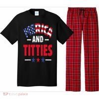Merica And Titties Pajama Set thumb 0