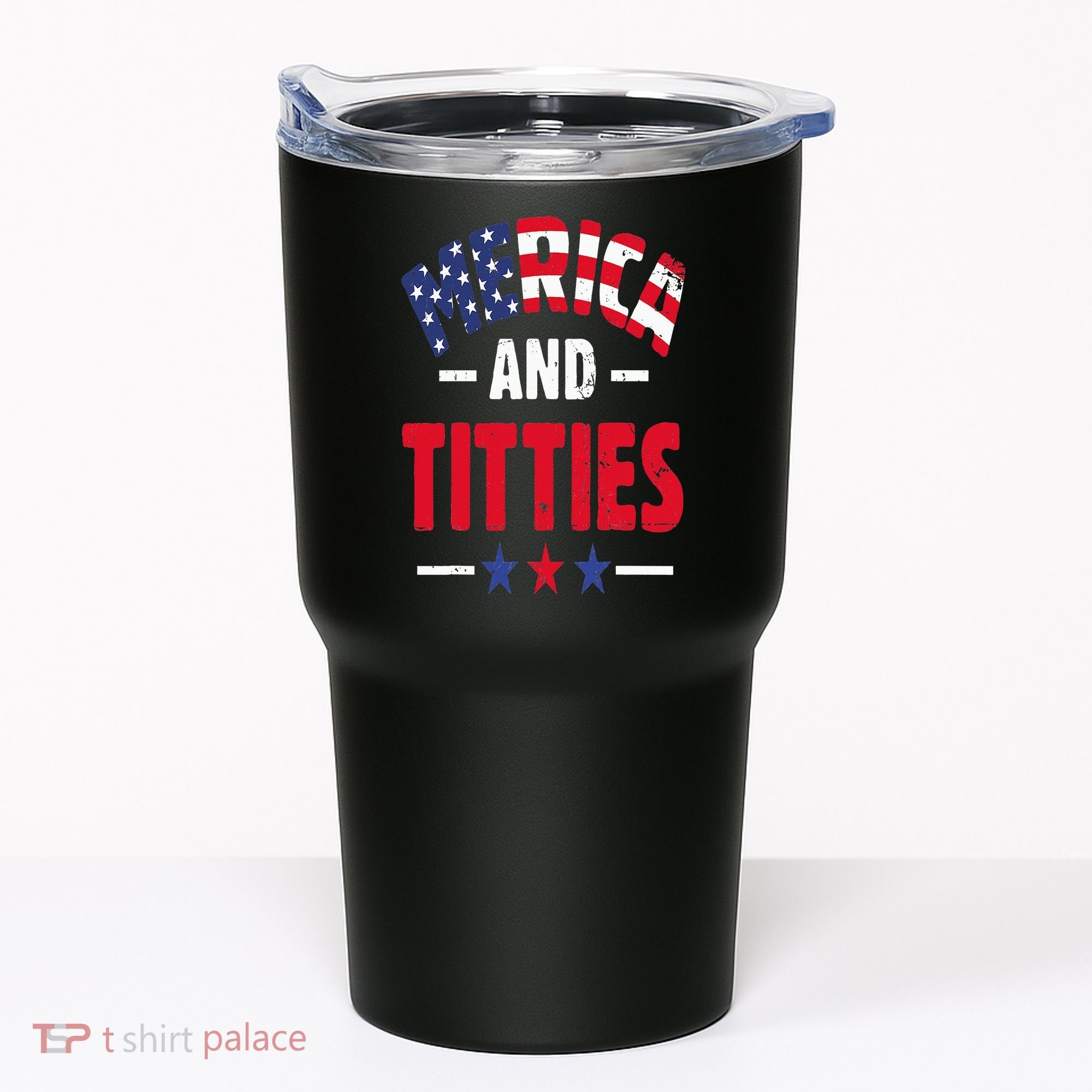 Merica And Titties Tumbler