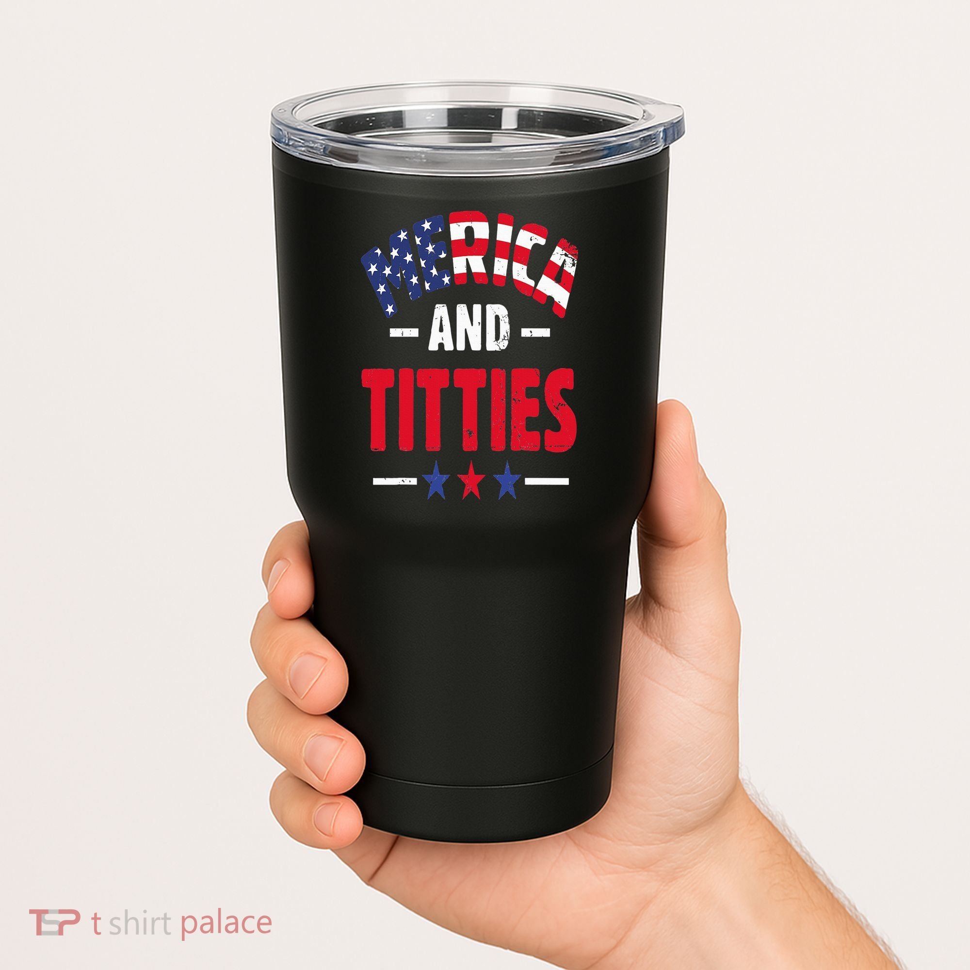 Merica And Titties Tumbler