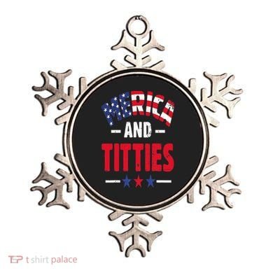 Merica And Titties Ornament