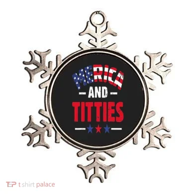 Merica And Titties Ornament