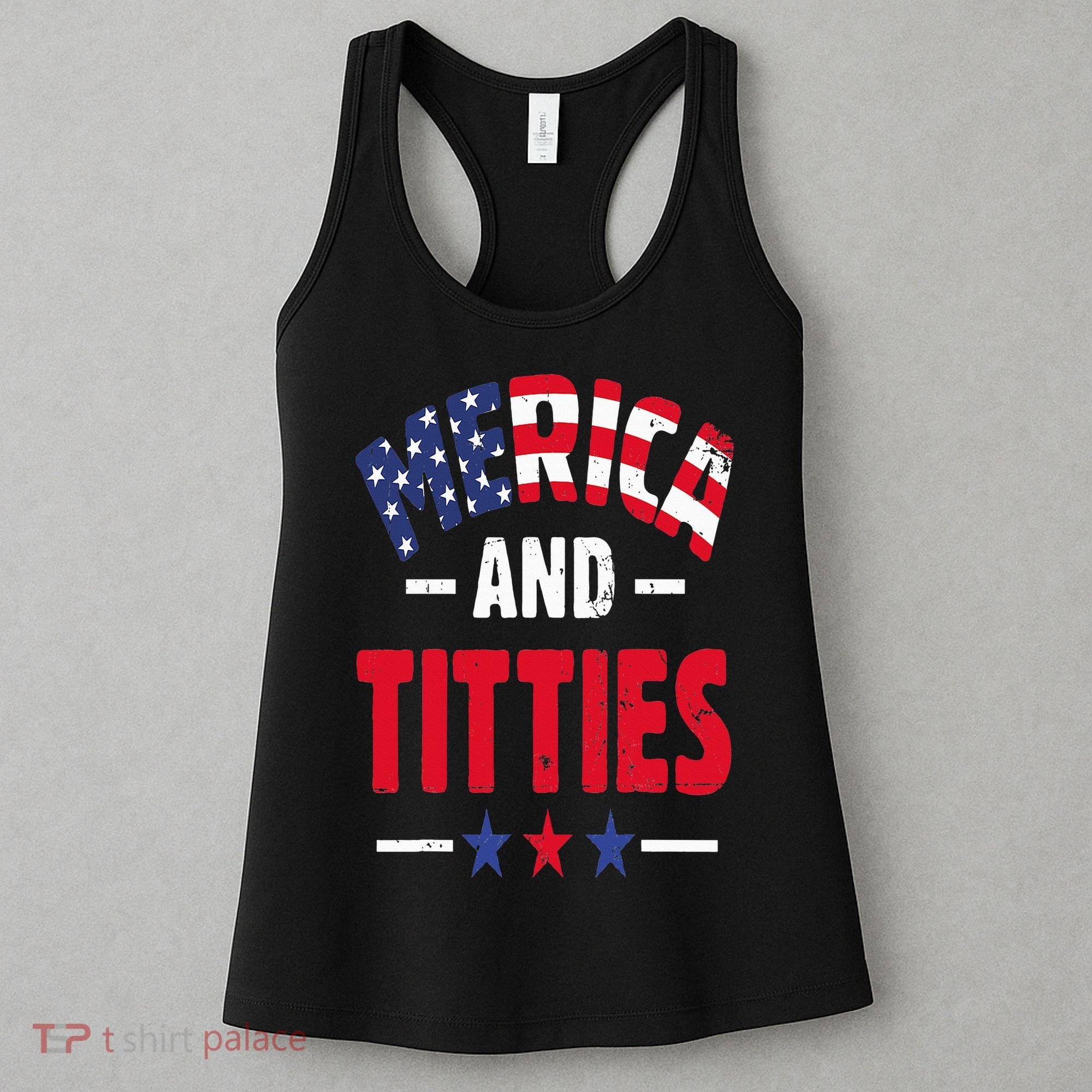 Merica And Titties Women's Tank Top