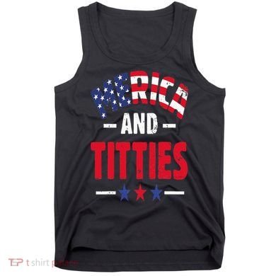 Merica And Titties Tank Top