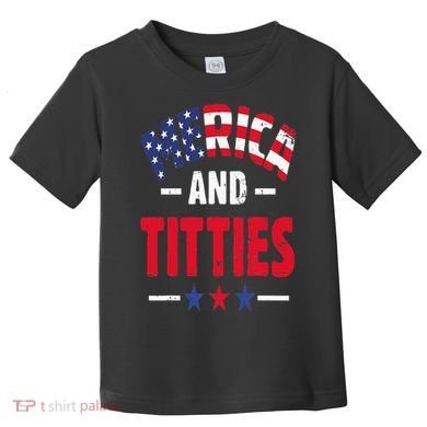 Merica And Titties Toddler T-Shirt