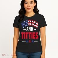 Merica And Titties Women's T-Shirt thumb 4