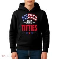 Merica And Titties Kids Hoodie thumb 4