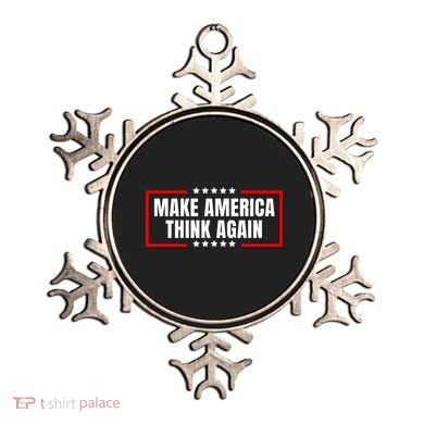 Make America Think Again Ornament