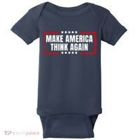 Make America Think Again Baby Bodysuit thumb 0