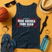 Make America Think Again Tank Top thumb 4