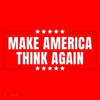 Make America Think Again Santa Hat thumb 1