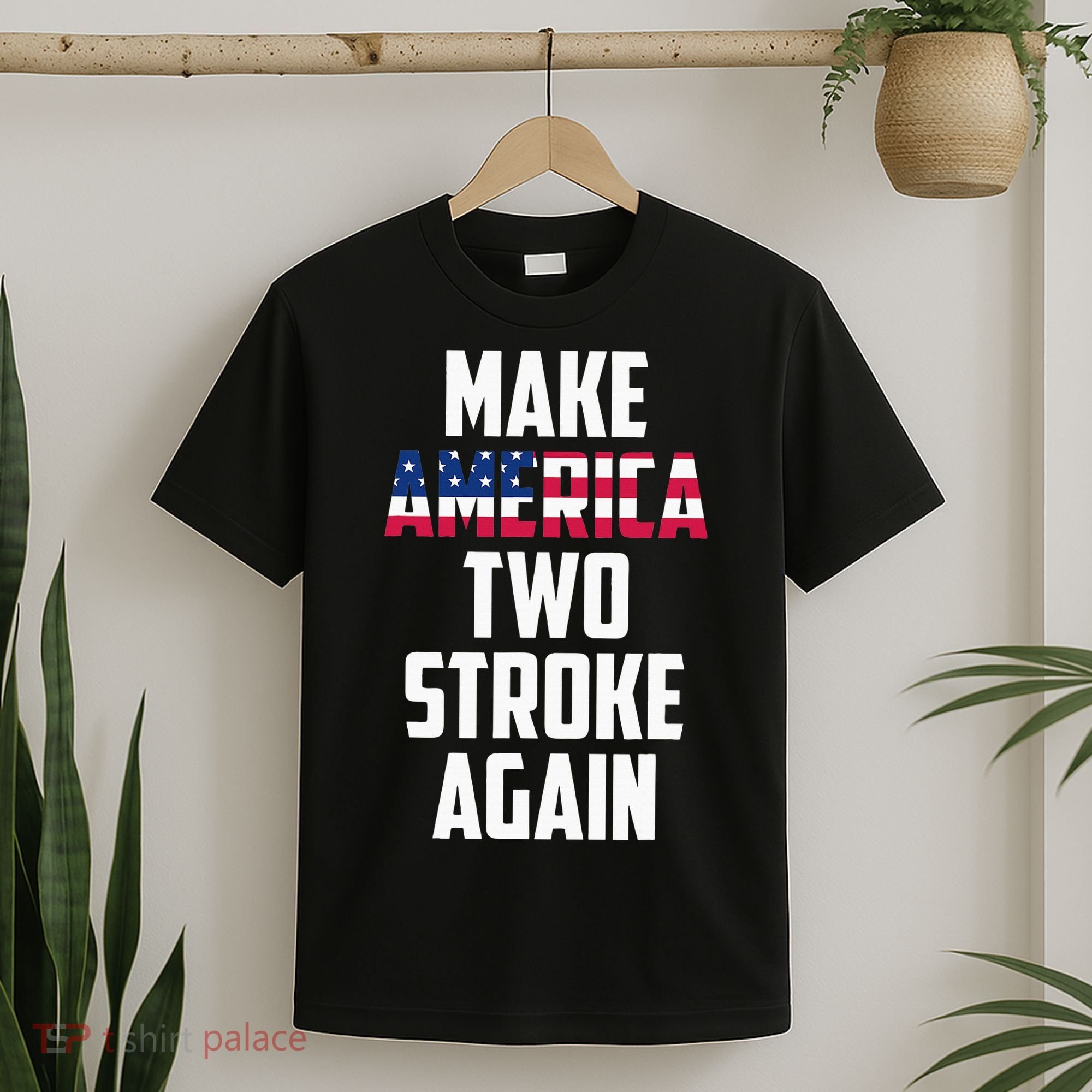 Make America Two Stroke Again Bikers Motorcycle T-Shirt