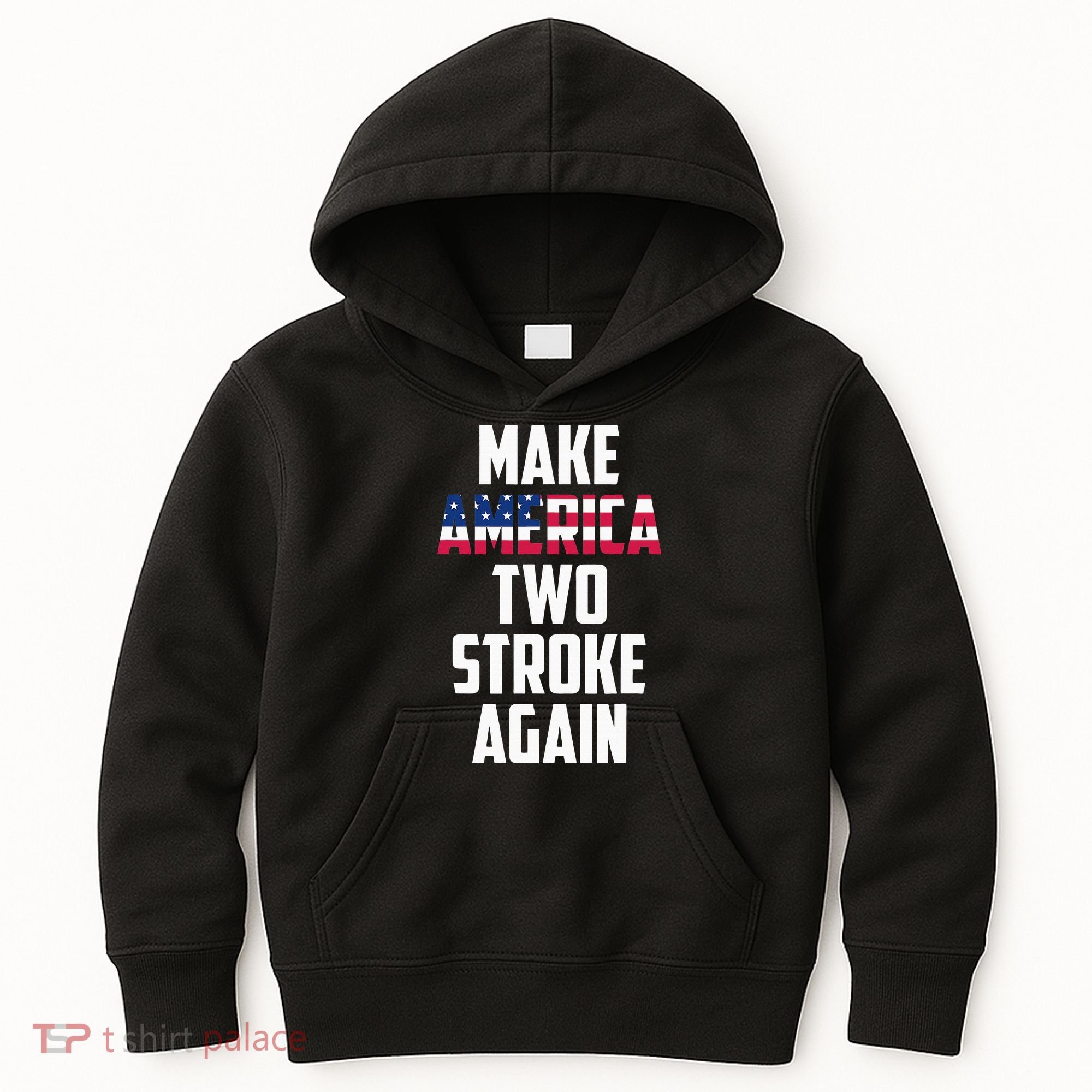 Make America Two Stroke Again Bikers Motorcycle Kids Hoodie