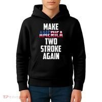 Make America Two Stroke Again Bikers Motorcycle Kids Hoodie thumb 4