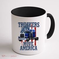 Move America Truckers USA Coffee Mug thumb 1