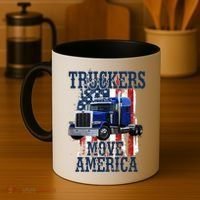 Move America Truckers USA Coffee Mug thumb 4