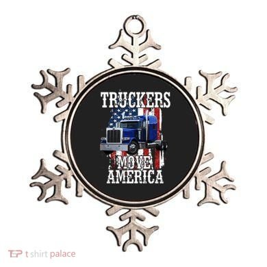 Move America Truckers USA Ornament