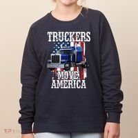 Move America Truckers USA Women's Sweatshirt thumb 0