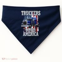Move America Truckers USA USA-Made Doggie Bandana thumb 0