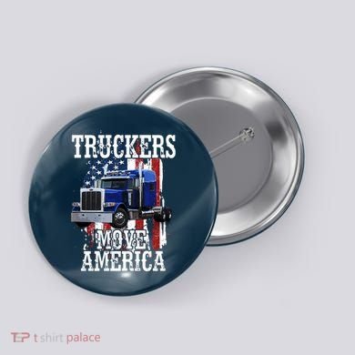 Move America Truckers USA Button
