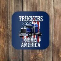 Move America Truckers USA Coaster thumb 0