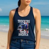 Move America Truckers USA Women's Tank Top thumb 2