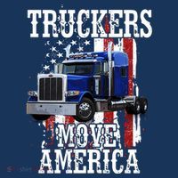 Move America Truckers USA Baby Bodysuit thumb 2